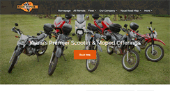 Desktop Screenshot of kauai-mopeds.com